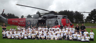 Get Safe 4 Summer helicopter visit